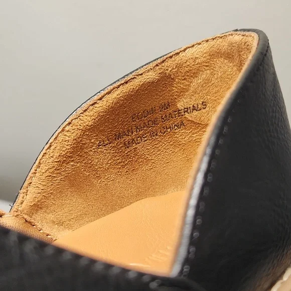 CYNTHIA ROWLEY SIZE 9 Elegant Black Leather Women's Shoes - Picture 10 of 12